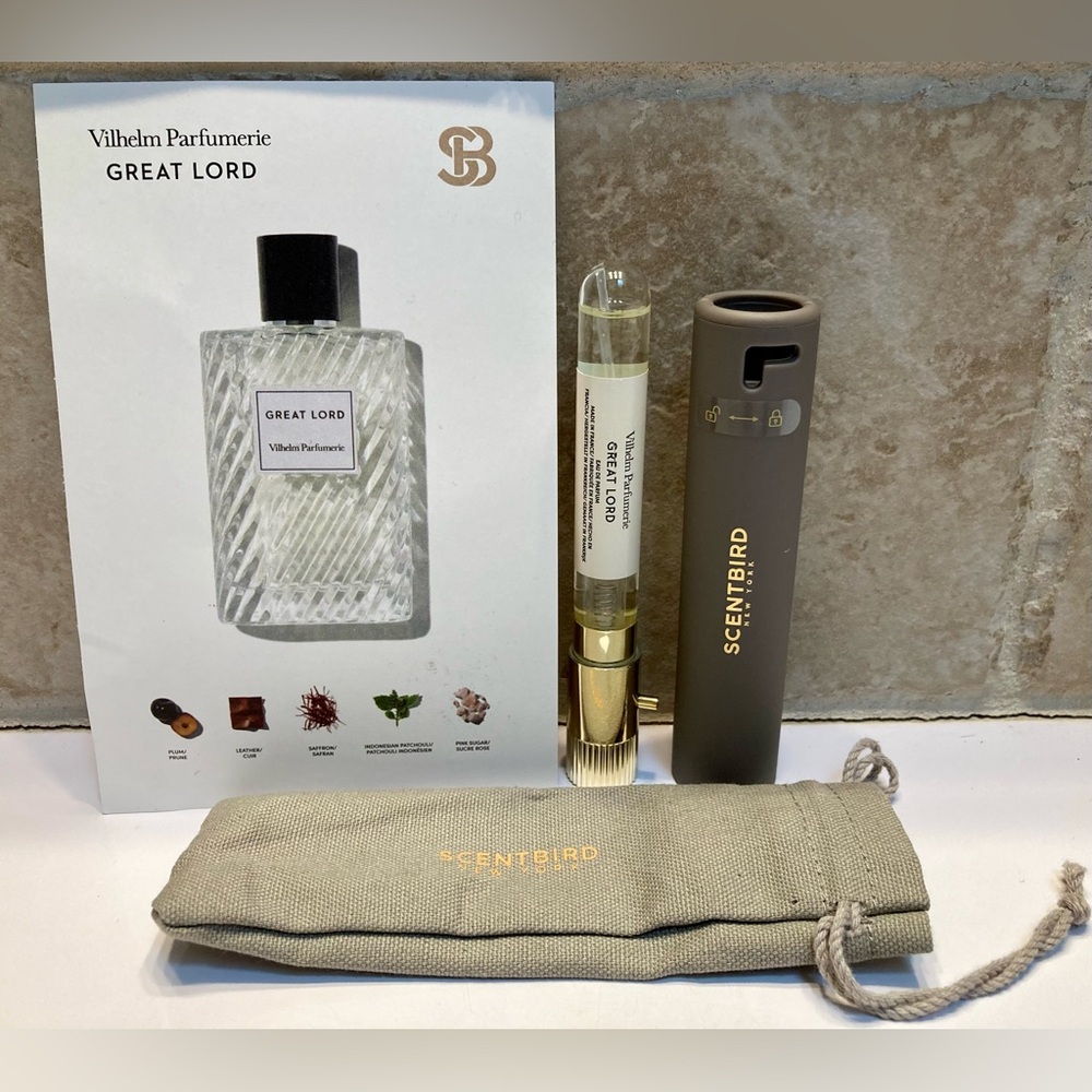 Vilhelm Parfumerie Great Lord 8ml 0.27 fl oz Travel Perfume Spray Leather Plum